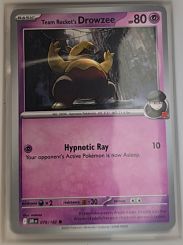 2025 Pokémon TCG SV10: Destined Rivals #079 Team Rocket's Drowzee — front