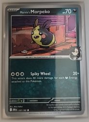 2025 Pokemon SV10: Destined Rivals #137 Marnie's Morpeko — front