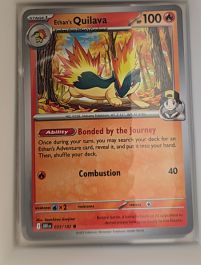2025 Pokémon SV10: Destined Rivals #033 Ethan's Quilava — front