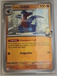 2025 Pokémon SV10: Destined Rivals #103 Cynthia's Gabite — front