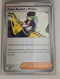 2025 Pokémon SV10: Destined Rivals #177 Team Rocket's Proton — front
