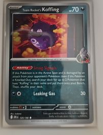 2023 Pokemon Scarlet & Violet Destined Rivals #125 Team Rocket's Koffing — front