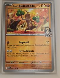 2025 Pokemon SV10: Destined Rivals #093 Ethan's Sudowoodo — front