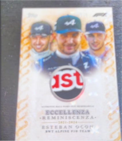 2024 Topps Eccellenza Reminiscenze #Esteban Ocon /99 — front
