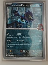 2025 Pokémon SV10 #127 Team Rocket's Murkrow — front