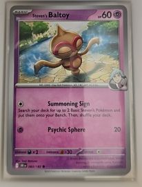 2025 Pokémon SV10 #083 Steven's Baltoy — front