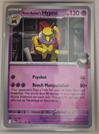 2025 Pokémon Scarlet & Violet SV10: Destined Rivals #80 Team Rocket's Hypno — front