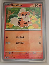 2025 Pokémon SV10: Destined Rivals #027 Growlithe — front