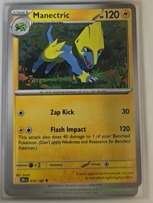 2025 Pokemon SV10: Destined Rivals #76 Manectric — front
