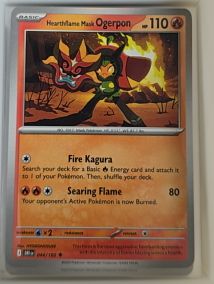 2025 Pokemon Scarlet & Violet Destined Rivals #044 Hearthflame Mask Ogerpon — front