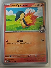 2023 Pokémon SV10: Destined Rivals #032 Ethan's Cyndaquil — front