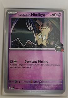 2025 Pokémon TCG SV10: Destined Rivals #087 Team Rocket's Mimikyu — front
