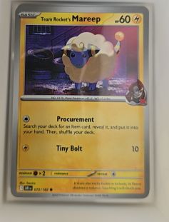 2025 Pokémon SV10: Destined Rivals #72 Team Rocket's Mareep — front