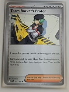 2025 Pokémon SV10: Destined Rivals #177 Team Rocket's Proton — front