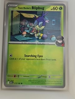 2025 Pokémon Destined Rivals #015 Team Rocket's Blipbug — front