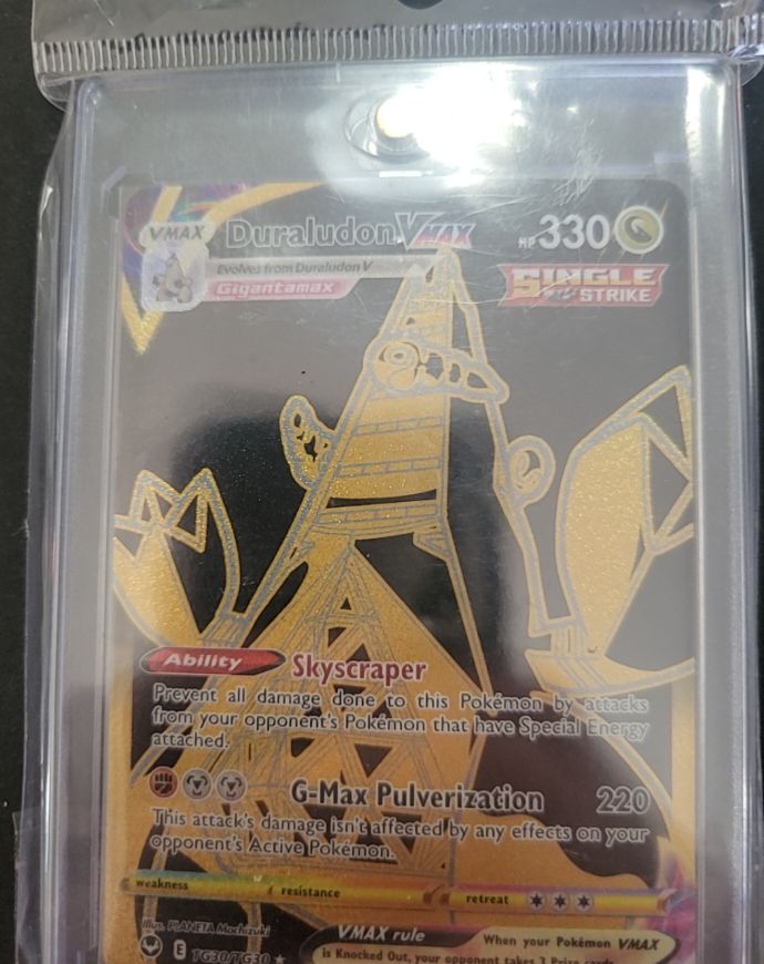2022 Pokémon Silver Tempest #TG30 Duraludon VMAX — front