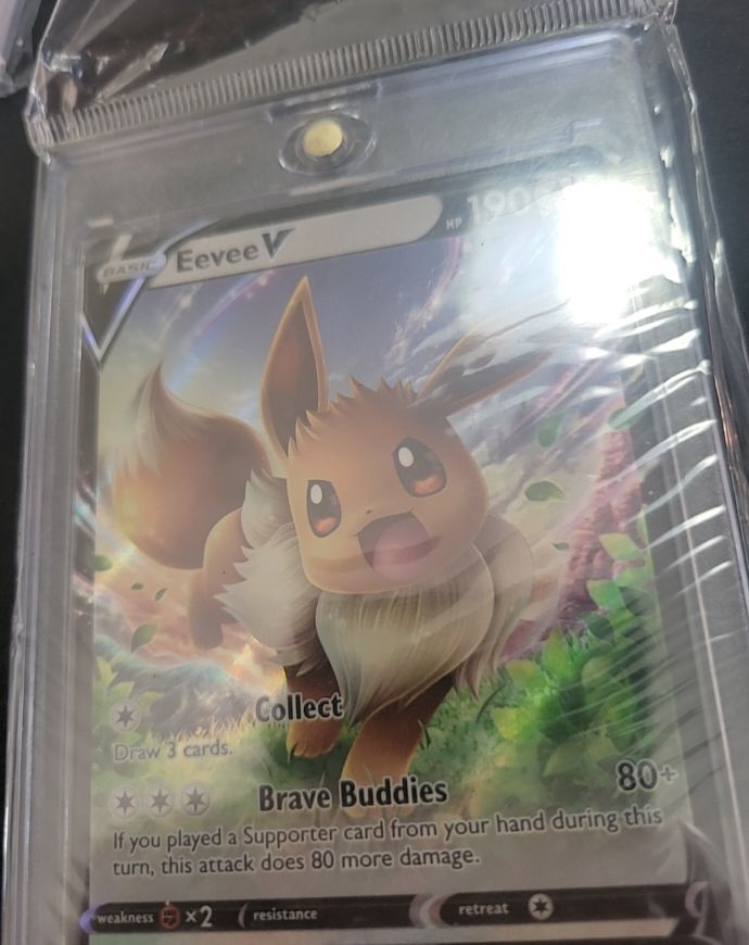 2020 Pokémon TCG Sword & Shield Promo #SWSH065 Eevee V — front