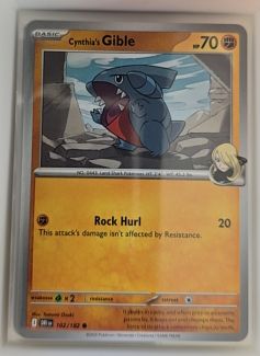2025 Pokémon SV10: Destined Rivals #102 Cynthia's Gible — front