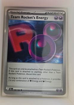 2025 Pokémon SV10: Destined Rivals #182 Team Rocket's Energy — front