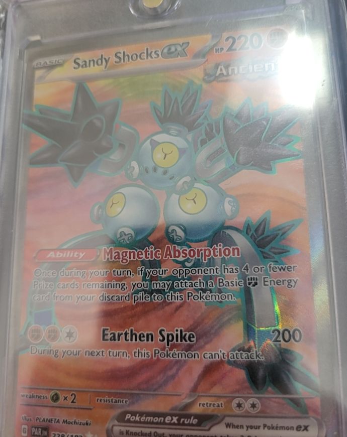 2023 Pokémon TCG Paradox Rift #228/182 Sandy Shocks ex — front