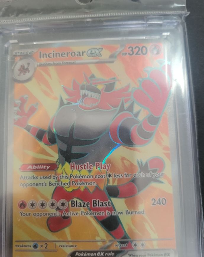 2024 Pokémon SV05: Temporal Forces #187 Incineroar ex — front