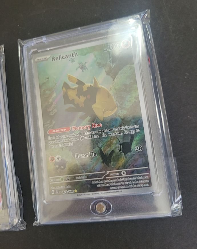 2024 Pokémon TCG Scarlet & Violet Temporal Forces #173/162 Relicanth — front