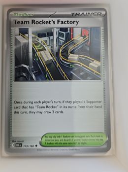 2025 Pokémon SV10: Destined Rivals #173 Team Rocket's Factory — front