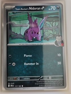 2025 Pokémon SV10: Destined Rivals #117 Team Rocket's Nidoran Male — front