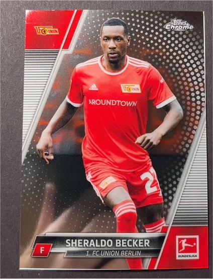 2021-22 Topps Chrome Bundesliga #15 Sheraldo Becker — front