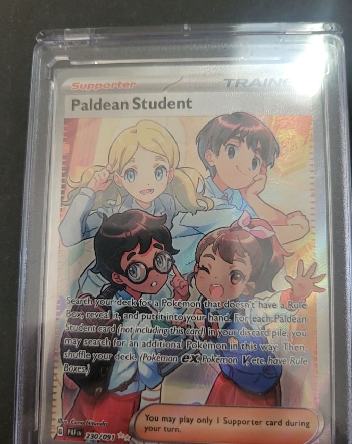 2024 Pokémon TCG Paldean Fates #230/091 Paldean Student — front