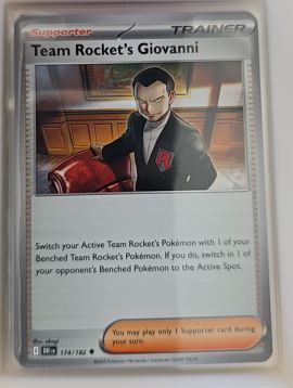 2023 Pokemon TCG Destined Rivals #174 Team Rocket's Giovanni — front