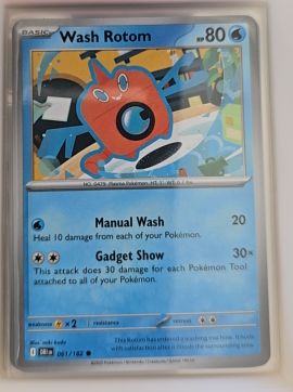 2025 Pokémon Destined Rivals #61 Wash Rotom — front