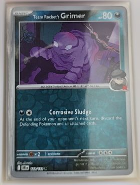 2025 Pokémon SV10: Destined Rivals #123 Team Rocket's Grimer — front