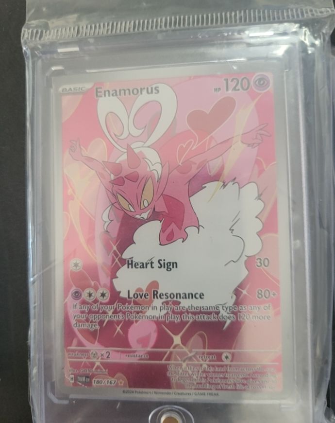 2024 Pokémon TWM #180 Enamorus Illustration Rare Twilight Masquerade — front