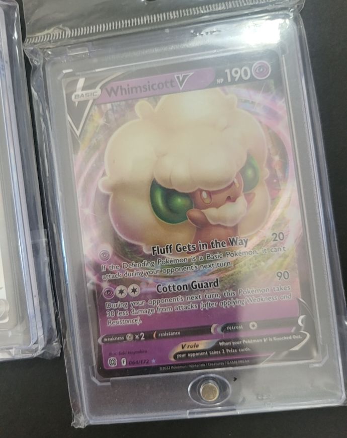 2022 Pokémon TCG Sword & Shield Brilliant Stars #064 Whimsicott V — front