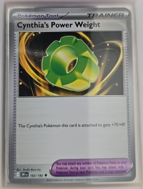 2025 Pokémon SV10: Destined Rivals #162 Cynthia's Power Weight — front