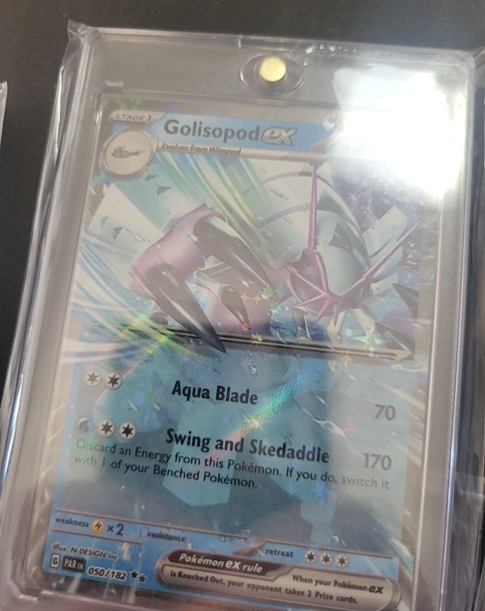 2023 Pokémon TCG Paradox Rift #050 Golisopod ex — front