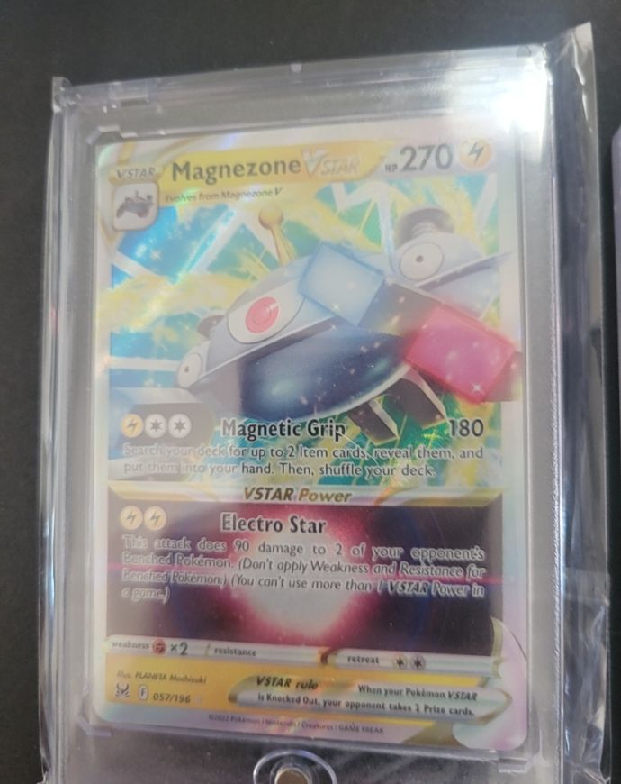 2022 Pokémon Sword & Shield Lost Origin #057 Magnezone VSTAR — front