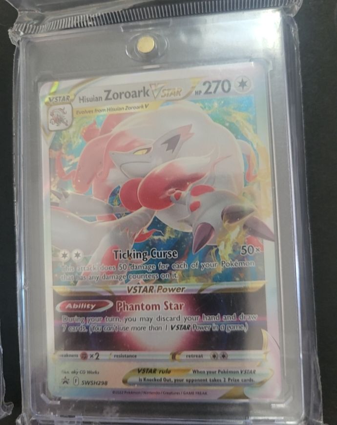 2022 Pokémon TCG Hisuian Zoroark VSTAR SWSH298 — front