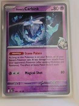 2025 Pokemon SV10: Destined Rivals #086 Steven's Carbink — front