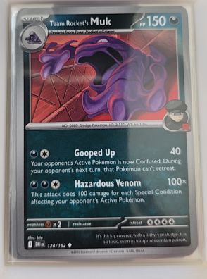 2025 Pokémon SV10: Destined Rivals #124 Team Rocket's Muk — front