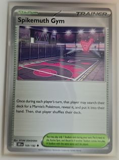 2023 Pokémon SV10: Destined Rivals #169 Spikemuth Gym — front