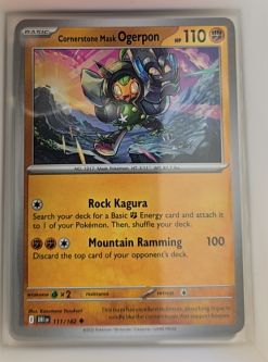 2025 Pokémon SV10: Destined Rivals #111 Cornerstone Mask Ogerpon — front