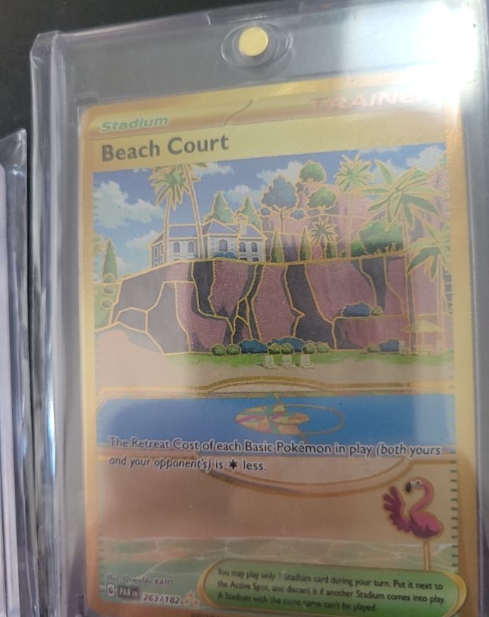 2024 Pokémon Paradox Rift #263 Beach Court — front