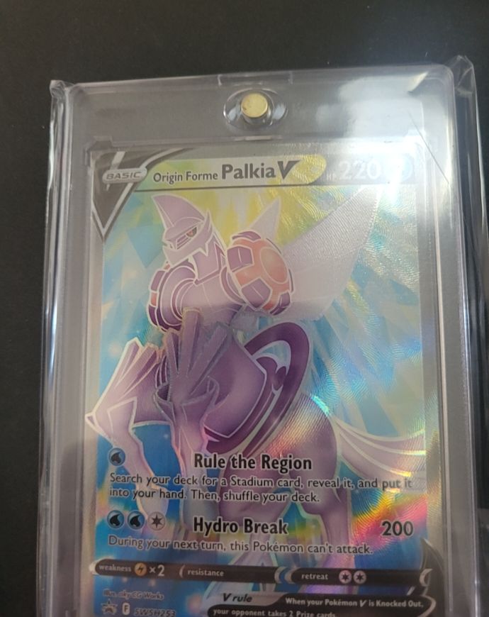 2022 Pokemon Sword & Shield Promo #SWSH253 Origin Forme Palkia V — front