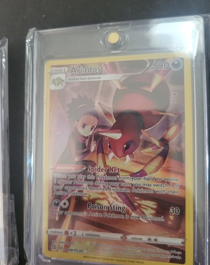 2022 Pokémon TCG Brilliant Stars #TG09 Ariados — front