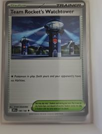 2025 Pokémon SV10 Destined Rivals #180 Team Rocket's Watchtower — front