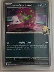 2025 Pokémon SV10: Destined Rivals #129 Cynthia's Spiritomb — front