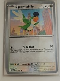 2025 Pokémon SV10: Destined Rivals #160 Squawkabilly — front