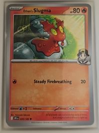 2023 Pokémon SV10: Destined Rivals #035 Ethan's Slugma — front